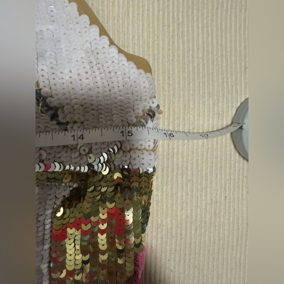 G-list Sequin Embellished Multicolor Cocktail Dress - Picture 9 of 10